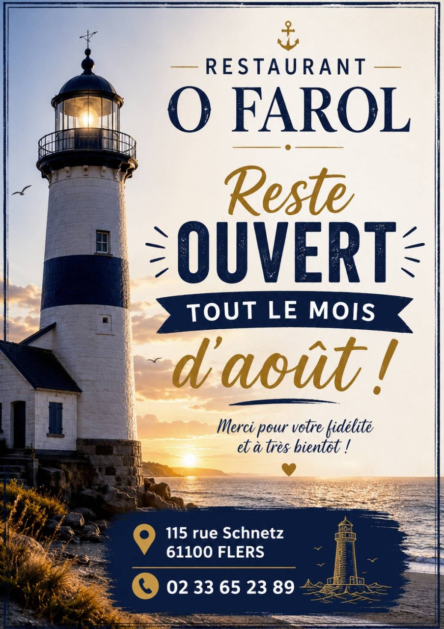 O Farol Flers - restaurant Flers - bon restaurant FLERS